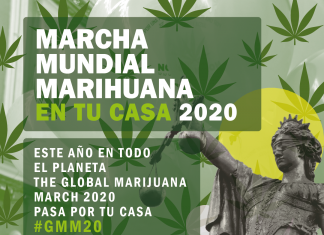 Marcha Mundial de la Marihuana 2020, una marcha diferente.